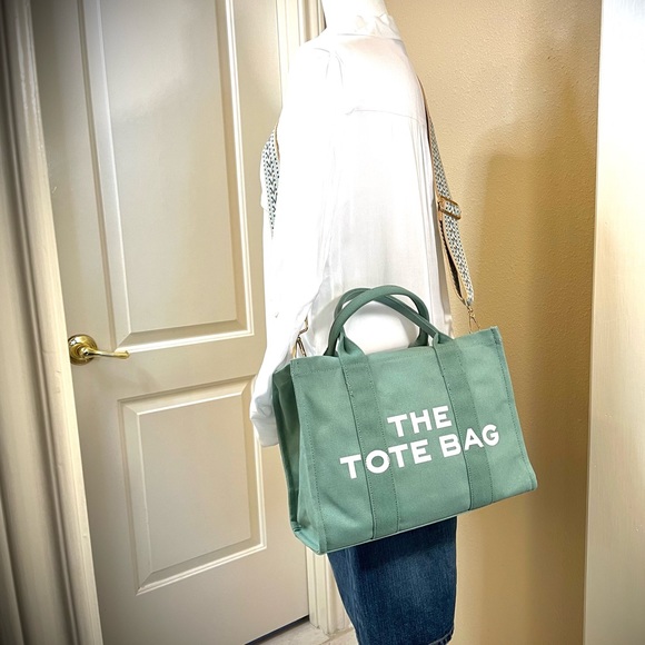 The Tote Bag, Mint Green, Medium - Picture 8 of 8